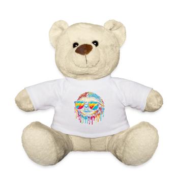 Faultier Faultierkunst Fauler Faultierfan - Teddy - Weiß - Vorne