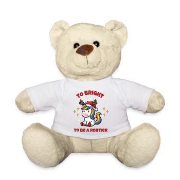 Fabulous Rainbow Christmas Unicorn - Teddy - Weiß - Vorne