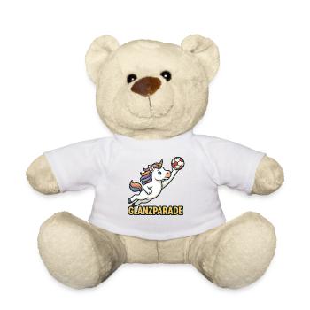 Gardien de balle Unicorn, arrêt brillant, enfants - Nounours - blanc - Devant
