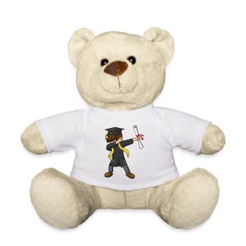 Dabbing Graduate Kids Graduation Class 2026 - Teddy Bear - white - Front
