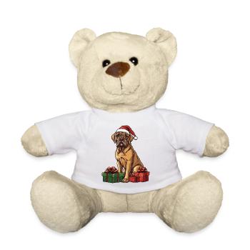 Cadeaux de Noël pour le chien mastiff - Nounours - blanc - Devant
