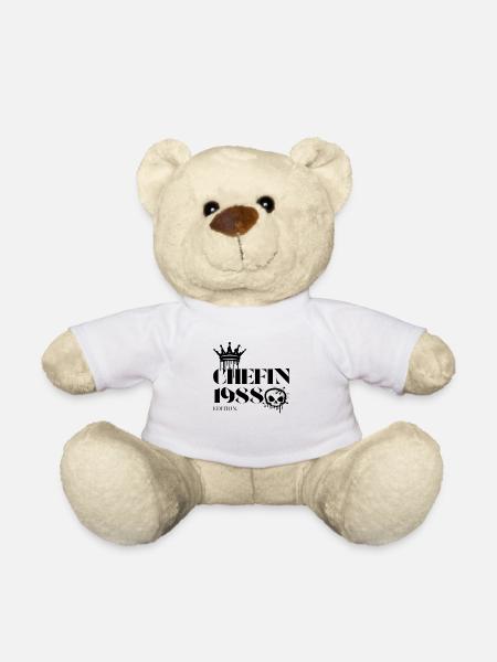 Chefin Edition 1988 – Power woman 37 years old - Teddy Bear - white