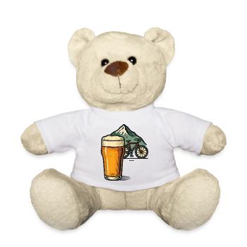 Bier Mountain Bike Abenteuer - Teddy - Weiß - Vorne