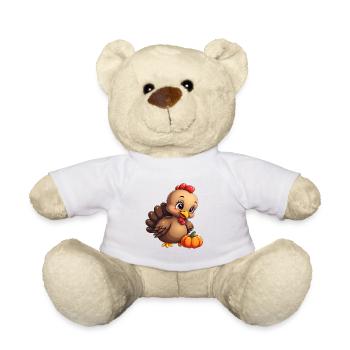 Thanksgiving Truthahn Baby - Teddy - Weiß - Vorne