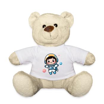Petit Astronaute - Nounours - blanc - Devant
