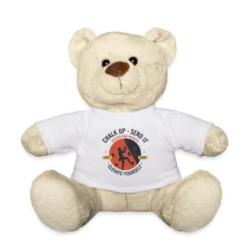 Kreide auf, schick es, erhöhe dich selbst. - Teddy - Weiß - Vorne