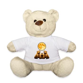 Capybara Wasserschwein Mondlicht Trio - Teddy - Weiß - Vorne