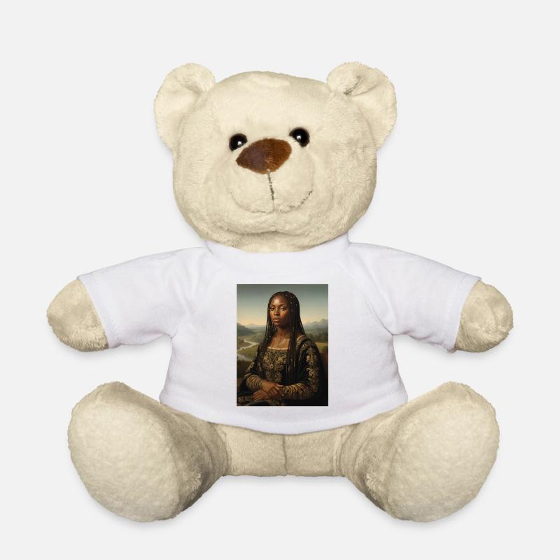 Black Mona Lisa – Afrikanische Wurzeln Melanin Pride - Teddy - Weiß