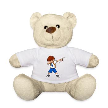 Dabbing Graduation Kid Diploma School Student - Teddy Bear - white - Front