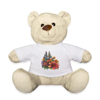 Blühende Skyline Farbexplosion - Teddy - Weiß - Vorne