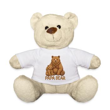 Papa Bear - Teddy - Weiß - Vorne