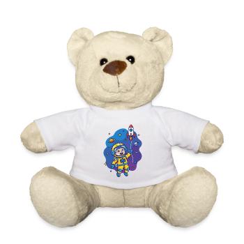 Astronaut Humor Space - Teddy Bear - white - Front