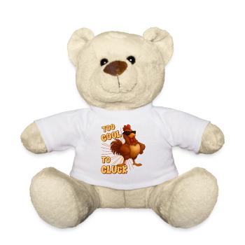 Trop froid pour caqueter, poulet frais - Nounours - blanc - Devant