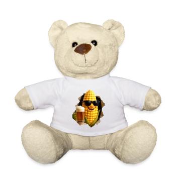 Corn Beer - Teddy Bear - white - Front