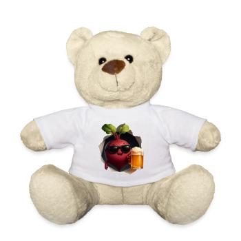 Rote Beete Bier - Teddy - Weiß - Vorne