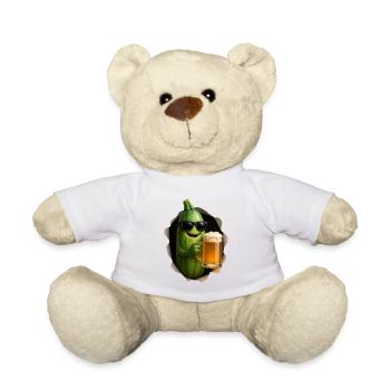 Zucchini Beer - Teddy Bear - white - Front