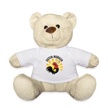 Hahn Guten Morgen - Teddy - Weiß - Vorne