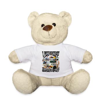 I Support Women's Sports Unwearable Bootleg - Teddy Bear - white - Front
