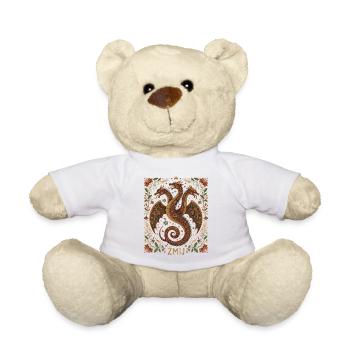 Art populaire Zmij du dragon slave - Nounours - blanc - Devant