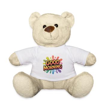 Bonjour Rainbow Splash - Nounours - blanc - Devant