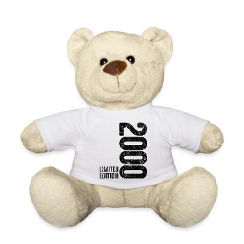 2000 Man Woman 26th Birthday Limited Edition 2000 - Teddy Bear - white - Front