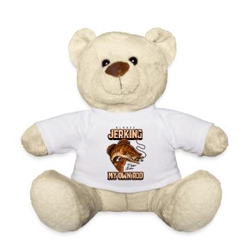 Toujours en train de branler ma canne en train de pêcher bizarrement - Nounours - blanc - Devant