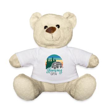 Camping Glamping Vacances Camping-car - Nounours - blanc - Devant