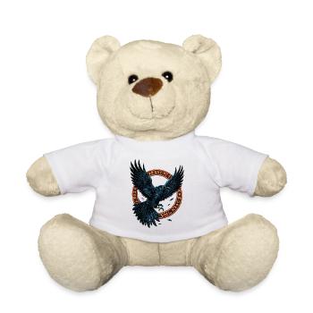 Viking Raven Runes, Norse Shirt - Teddy Bear - white - Front