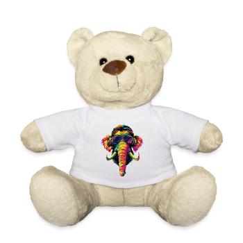 Mammut Wollhaarmammut Eiszeit Mammuts Süßes Mammut - Teddy - Weiß - Vorne