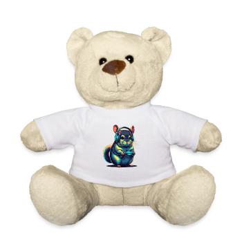 Jeux de chinchilla Jeux vidéo drôles drôles - Nounours - blanc - Devant