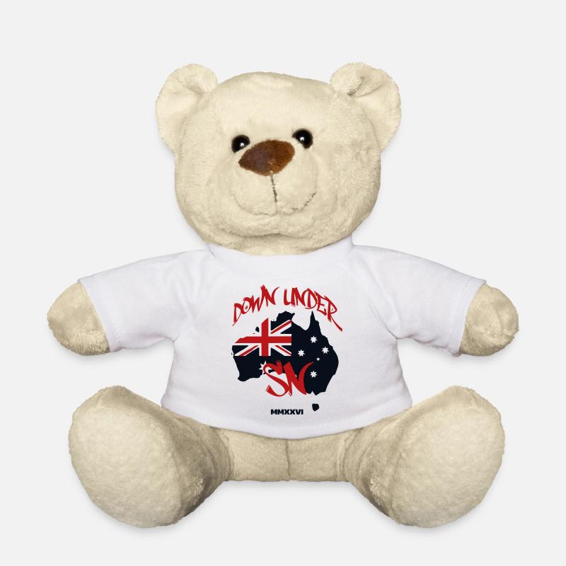 Logo Australia - Teddy Bear - white
