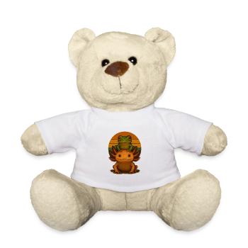 Axolotl Frosch - Teddy - Weiß - Vorne
