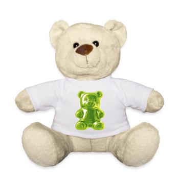 Grüner Gummibärchen - Teddy - Weiß - Vorne