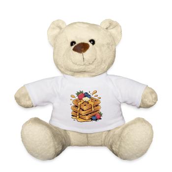 Art gaufré fruité - Nounours - blanc - Devant