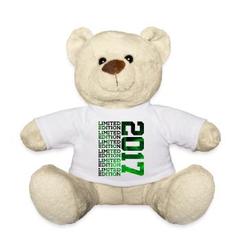 ÉDITION LIMITÉE 2017 9 ANS 9E ANNIVERSAIRE - Nounours - blanc - Devant