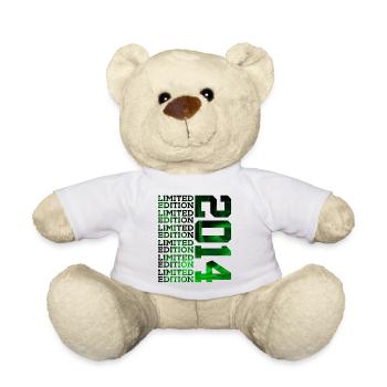 ÉDITION LIMITÉE 2014 12 ANS 12E ANNIVERSAIRE - Nounours - blanc - Devant