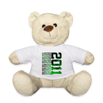 LIMITED EDITION 2011 15 JAHRE 15. GEBURTSTAG - Teddy - Weiß - Vorne