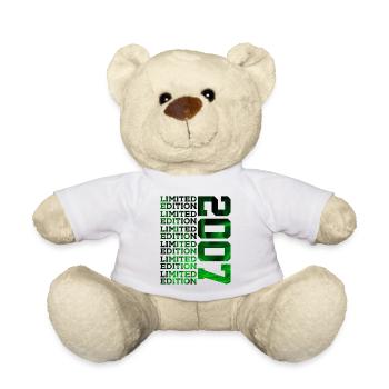 LIMITED EDITION 2007 19 YEARS 19TH BIRTHDAY - Teddy Bear - white - Front