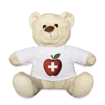 Switzerland - Teddy Bear - white - Front