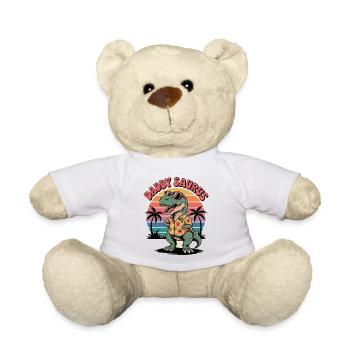 Papa Saurus Dinosaure - Nounours - blanc - Devant