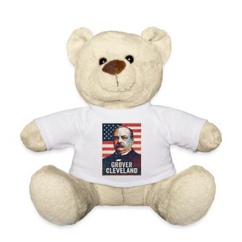 Grover Cleveland USA America Gift - Nounours - blanc - Devant