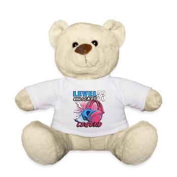 Level 33 Unlocked Legend - Teddy Bear - white - Front
