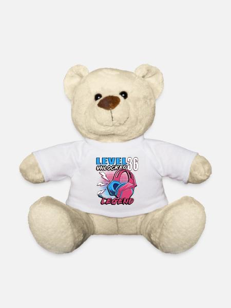 Level 36 Entsperrte Legende Kopfhörer - Teddy - Weiß