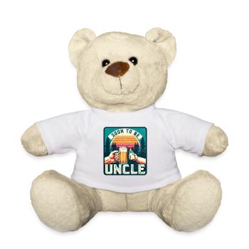 Oncle futur et futur oncle, bientôt oncle - Nounours - blanc - Devant