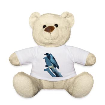 Crow's Luck - Teddy Bear - white - Front