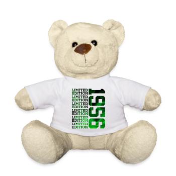 LIMITED EDITION 1956 70 JAHRE 70. GEBURTSTAG - Teddy - Weiß - Vorne