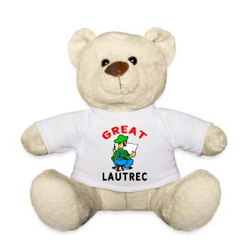 Porträt Toulouse-Lautrec - Teddy - Weiß - Vorne
