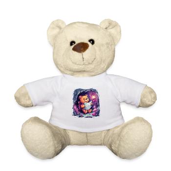 Teddy bear on a discovery tour - Teddy Bear - white - Front