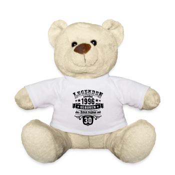 Legends were born in 1996 | 30 years - Teddy Bear - white - Front
