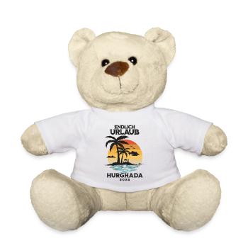 Hurghada Vacation 2026 Egypt Vacation Shirt - Teddy Bear - white - Front
